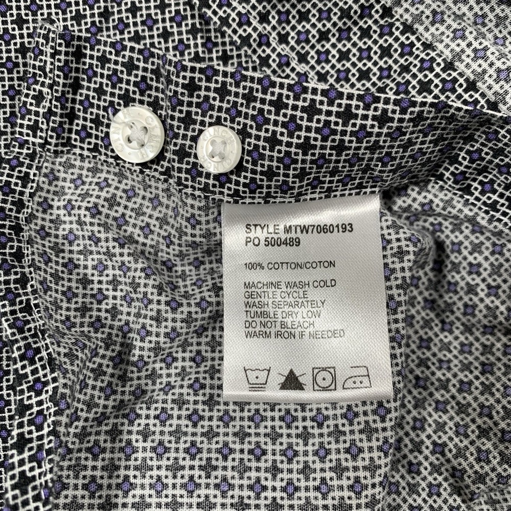 Cinch Shirt Boys Youth XL 14 Geometric Long Sleeve Button Down Western Cowboy - Picture 6 of 7